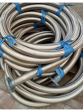 高钢温金属连接26558法兰连接不锈软管高耐压金属波软纹管金属软