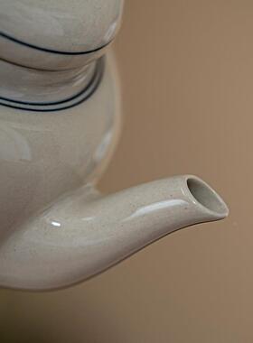 草日木灰茶壶壶陶瓷泡茶手工陶瓷家用单壶带过DRW滤小茶壶釉式冲