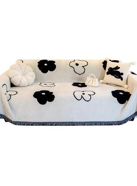 双坐面雪尼尔沙发巾用四季通扶手XWR靠背套罩子2025新款全垫包盖