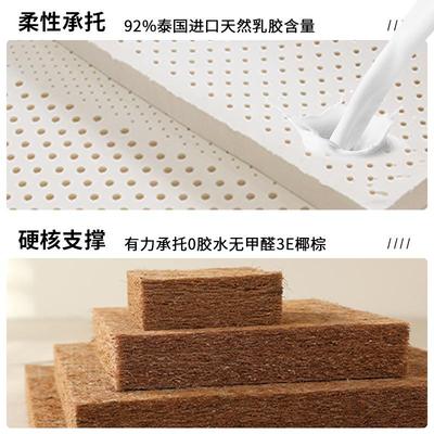 椰棕床垫硬垫加厚乳胶软垫家用单双人榻榻米垫子可折叠定制海绵