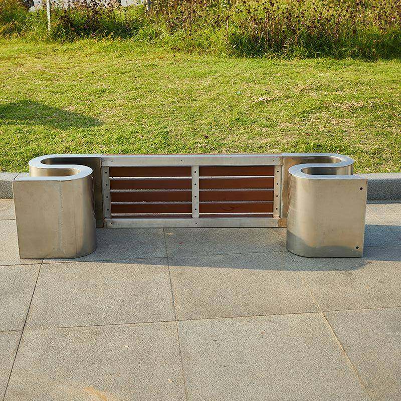 S型不锈钢公椅户外休闲园长条长凳庭院景区休闲椅MWI不锈钢座椅,电子元器件市场,其它元器件,淘宝优惠券,粉丝福利购,淘宝优惠卷