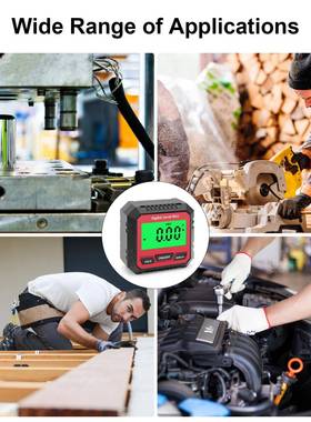 电子数显倾角仪磁吸角水平角尺迷角你69273量器度测坡度计度测量