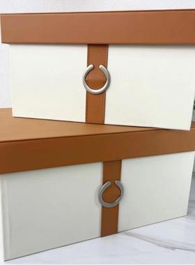 衣居软装收纳箱26652样板房帽家内间室展厅装饰收纳整理箱储物箱