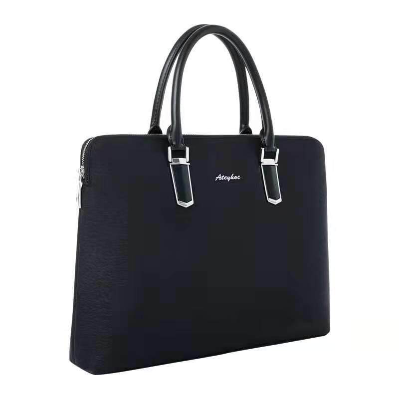 昂特868件袋手文KYR提公文包拉男女士多层帆布链时尚商J务办公会