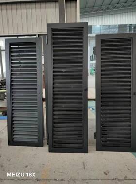 铝合金通风COJ百叶雨百防叶窗通百叶窗外墙风百叶窗外室通风口