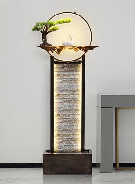 U公3Q流水摆件中循DPr7Nbmf式水环饰创意简约客厅办室电视柜玄关