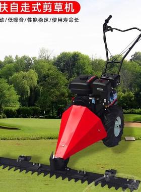 小型推式13844剪草机.5力自走马草坪修剪牧草收手割汽油柴油打草6