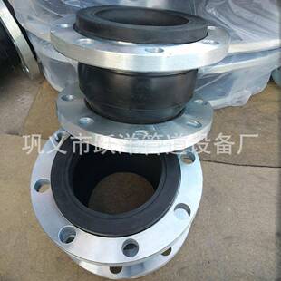胶厂家直供可曲挠橡软兰接头无品牌/水泵减震橡胶柔性接头法软橡