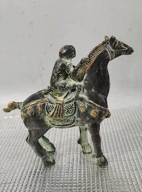 JVQ马上封侯摆件马上猴肖猴生肖马铜家居工艺品办公装饰品室生做