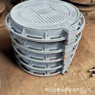 球墨铸铁圆盖形重型盖板圆DAR50雨水污水0门窨井盖方形井电力沙井