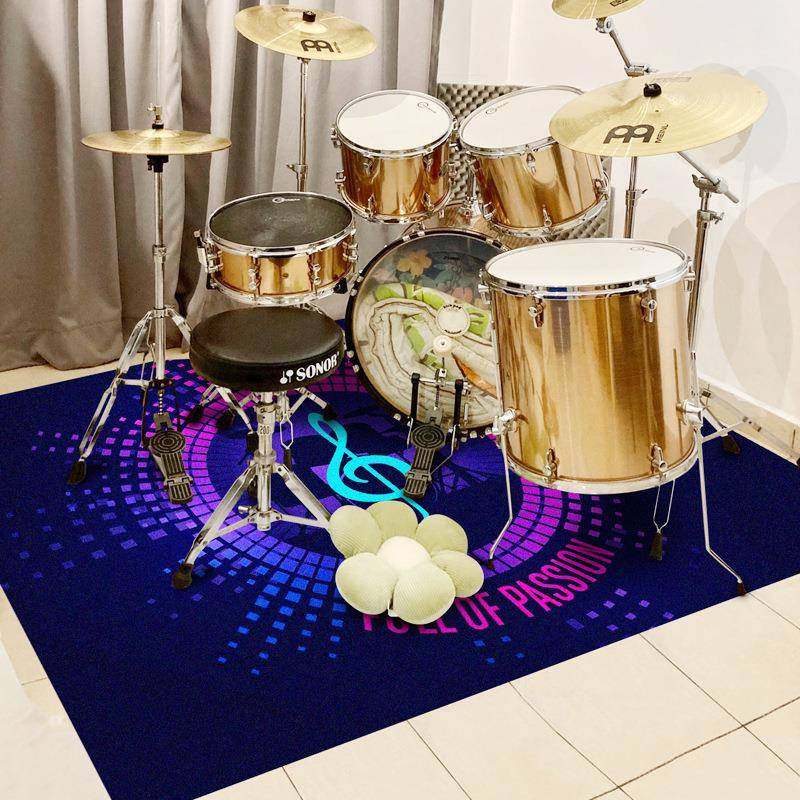 捷成地架子鼓地毯专用隔音毯地垫爵鼓子电鼓J12.TR-P垫家用加厚士