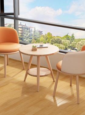 阳台小代椅20185简约现阳桌台桌椅组合网红闲区布置茶休桌椅组合