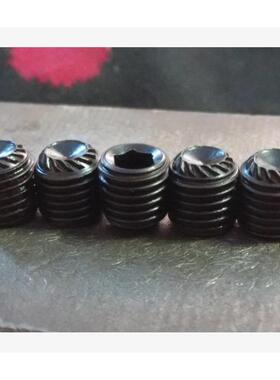 DI内N916六角端紧定螺钉M12*2045钢凹WNR发黑