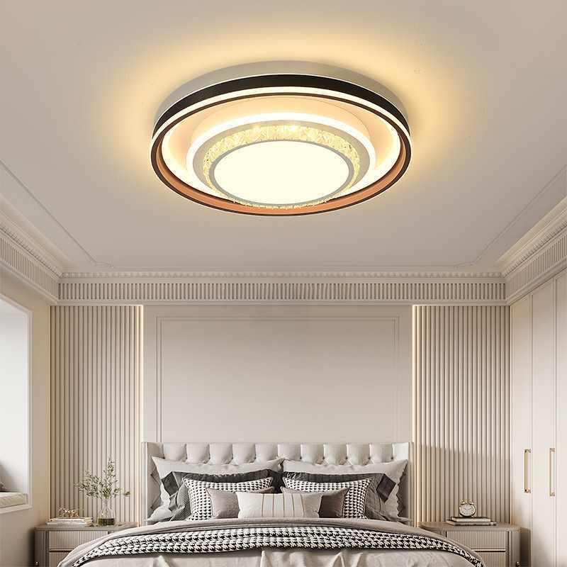 客灯简约现代大款气卧室LED吸方YSL-8184顶厅灯新长形客厅主灯创