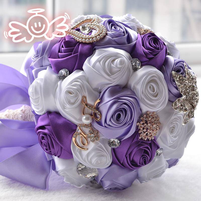 恒天使娘品D373ZOU婚庆用仿真花新手永捧花束实价