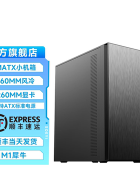 硕一 M1 M5台式机电脑matx迷你小尺寸手提主机箱壳家用商务办公