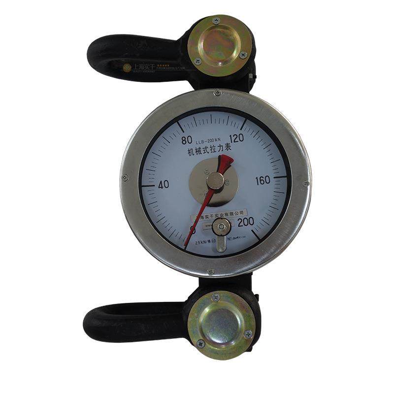 检测汽车牵引力机械式拉力表SGJX机械拉力计牵引力测量0-200KN