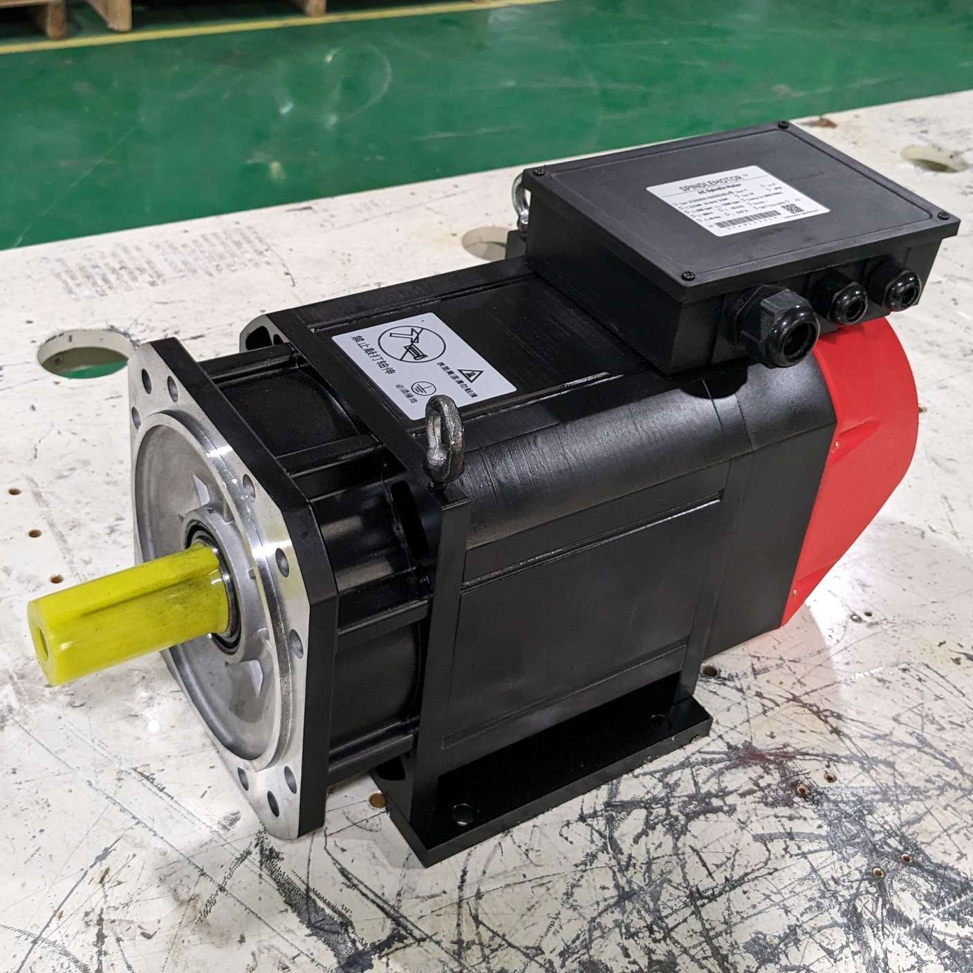 双川主轴电机额定35牛米-3.7kW-1000rpm上限4500转异步伺服电机
