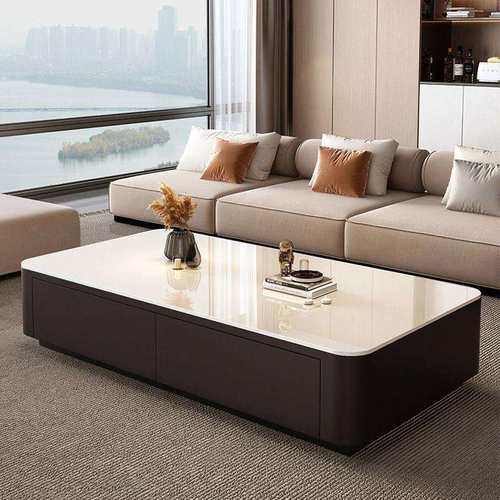 玻璃茶几家用客厅2025新款简约网红整装小户型落地茶桌电视柜组合