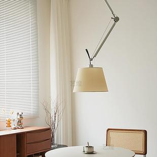 Artemide书房可移位中古餐厅吊灯Tolomeo摇臂卧室书房工作室灯具