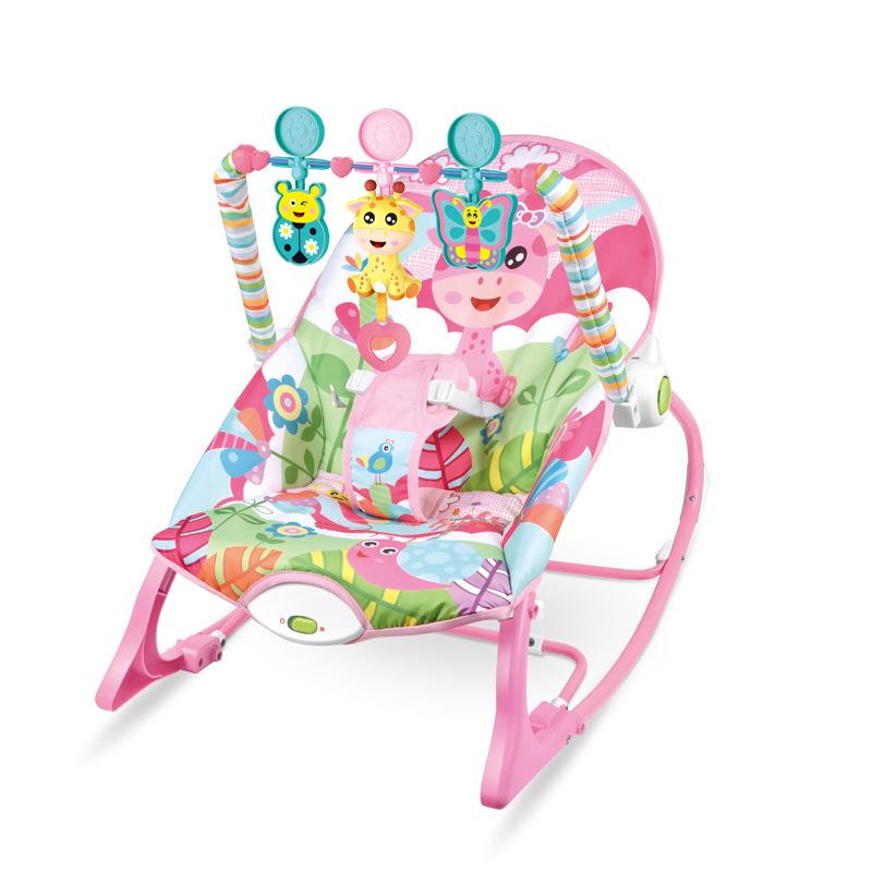 婴儿电动摇椅多功能音乐震动安抚摇篮床哄睡神器玩具