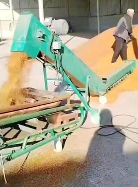 链条式扒谷机小型刮板式转向伸缩扒粮机粮库移动式出仓机