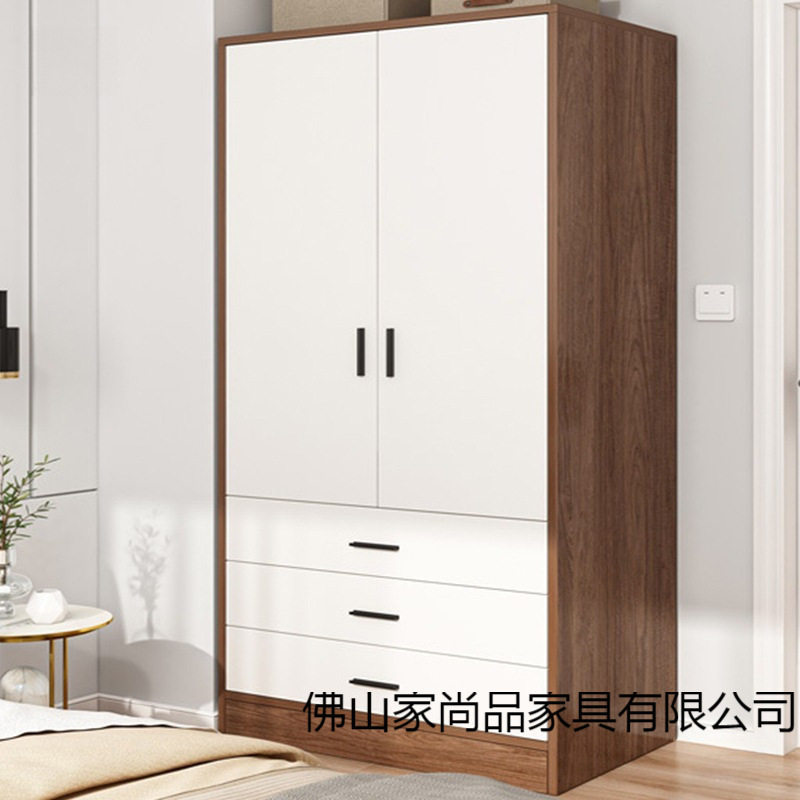 衣柜家用卧室小户型简易衣柜收纳柜子房间木质出租房经济型挂衣橱