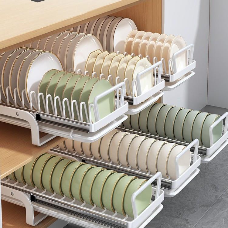 不锈钢厨房碗碟沥水架水槽置物架现代简约家用台面碗筷收纳盒碗架