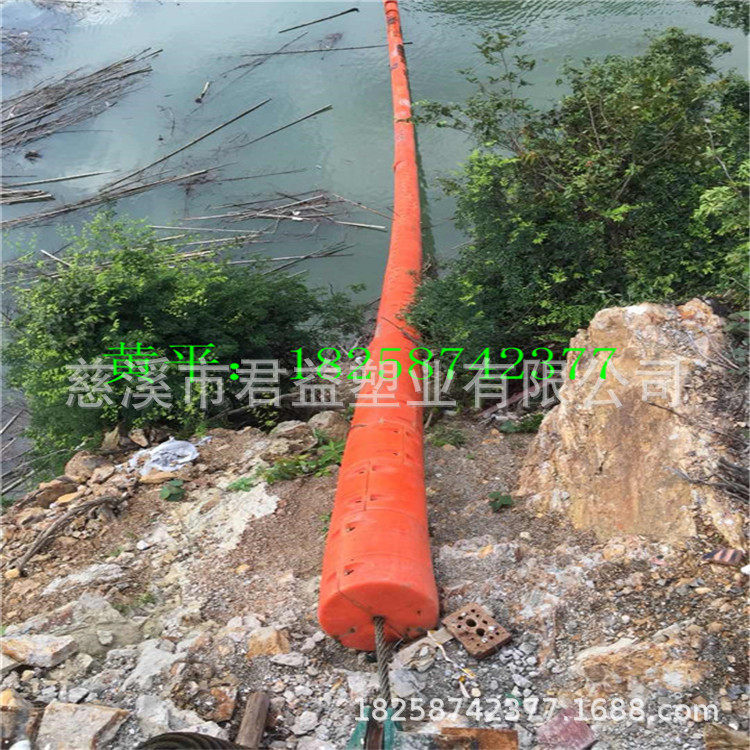 自动起浮式水上塑料浮漂拦污警示聚乙烯塑料浮漂