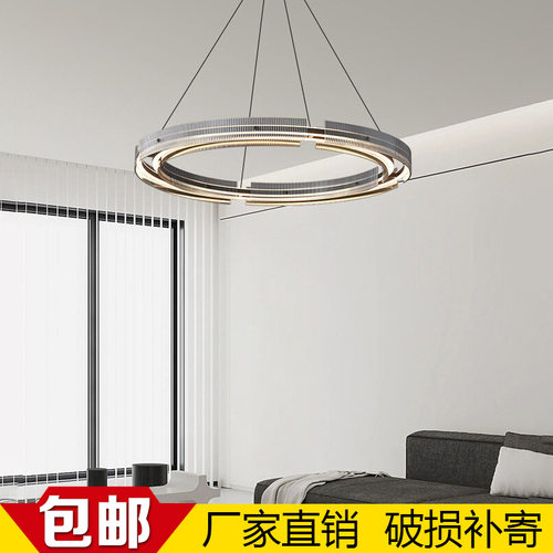 全铜轻奢客厅吊灯现代简约设