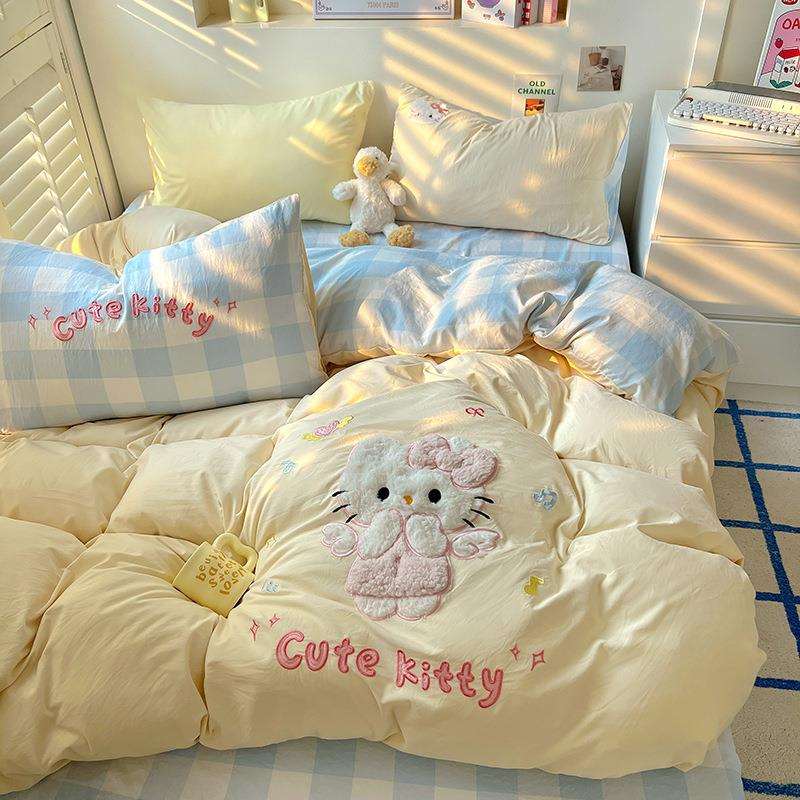 学生宿舍单人被子一整套全套六件套床上用品七件套双人被褥八件套