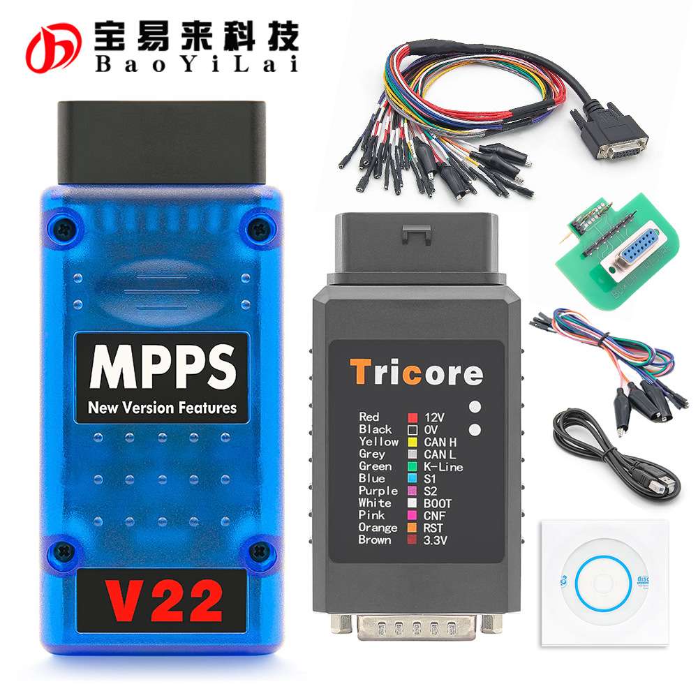 MPPS V22 With Tricore Boot Unlock Full Version ECU 刷写工具