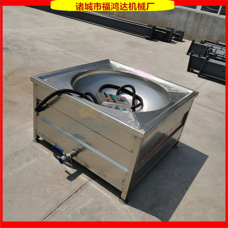 鱼鳔电炸锅 灌南直条皮拉皮锅 圆形电加热猪肉皮油炸机