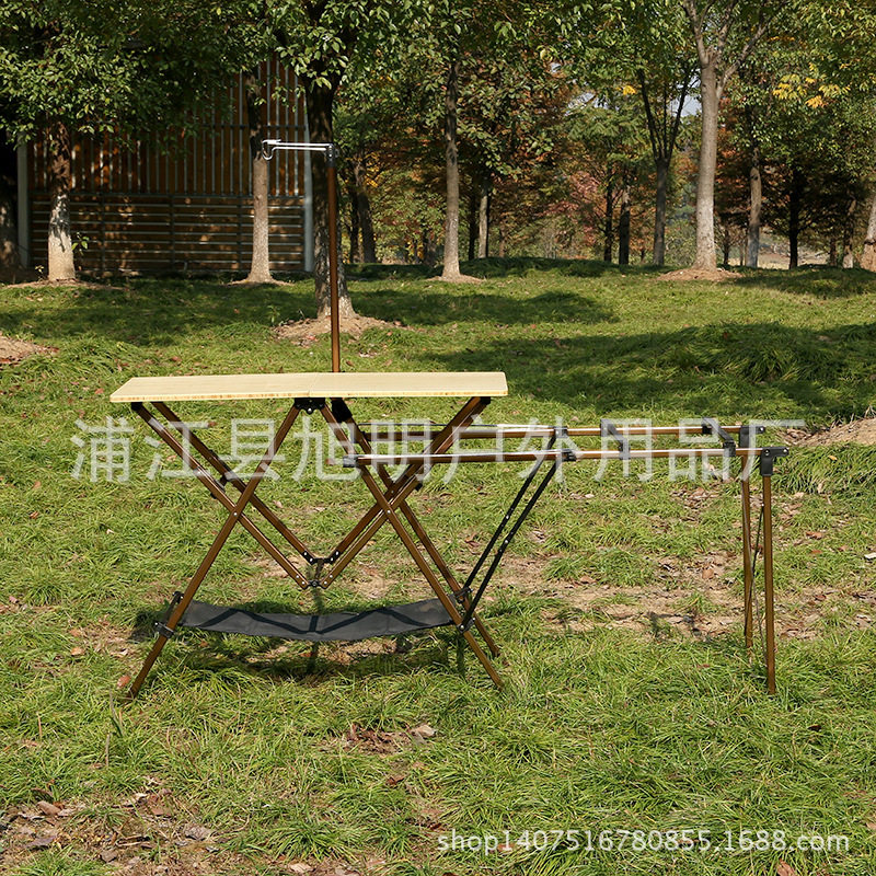 自驾户外旅行折叠桌超轻铝合金桌子便携式轻便折叠桌烧烤摆摊