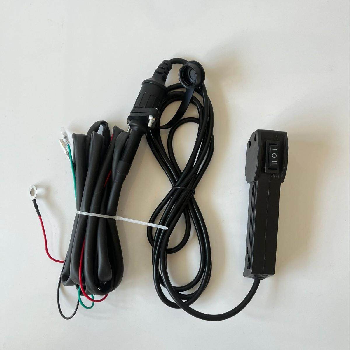 有线遥控手柄自锁绞盘开关配件车载12v带线控制器遥控电动绞盘