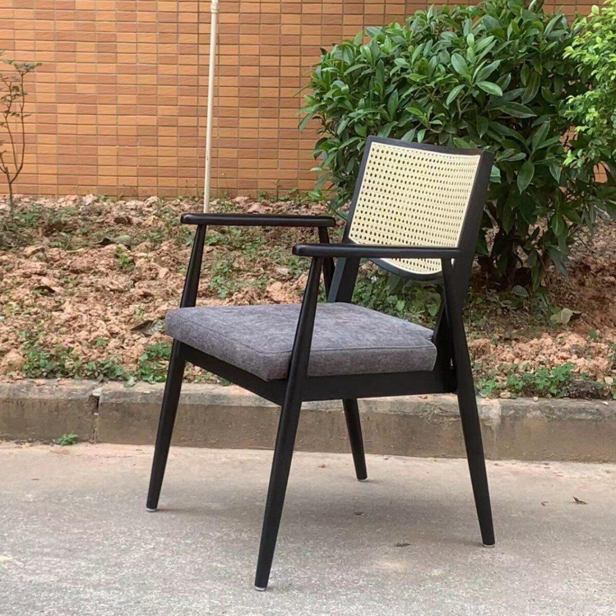 简约北欧实木白蜡木酒店靠背椅子餐椅家用书桌日系餐桌椅洽谈现代