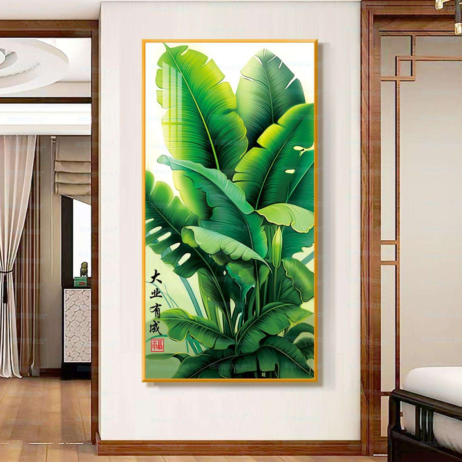 蒙娜丽莎皇室十字绣大业有成二2024新款现代祝福时尚大气玄关绣