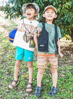 日单夏季新款童装休闲百搭圆领汽车印花纯棉短袖T恤上衣男女24313