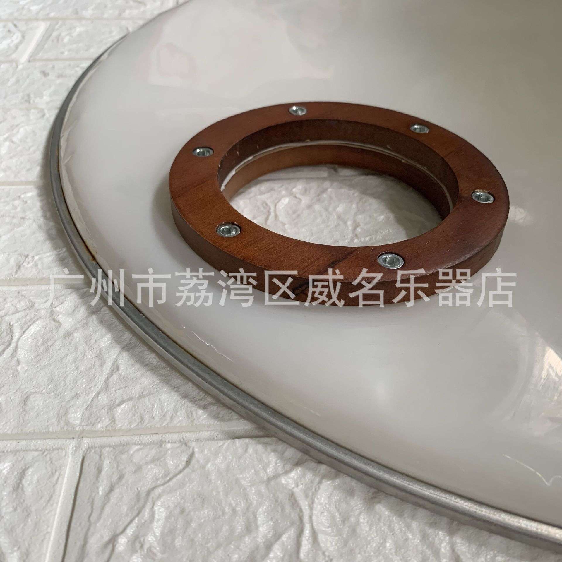 实木架子鼓低音扩音器 底鼓低音炮 增强器 底鼓扩音器送开洞保护