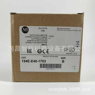 194E-E40-1753 194E-E40-1753-6N/6A 原装A-B负荷开关