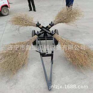 4把扫把扫路机电动三轮牵引式扫地车四把扫把清扫机认购金
