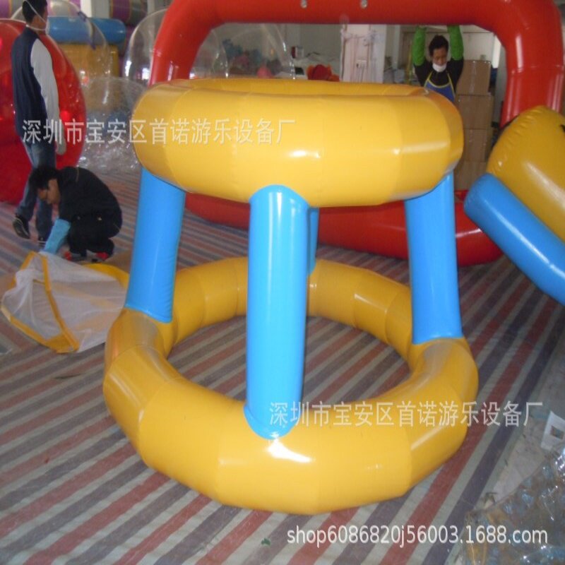 充气产品水上游艺设施儿童乐园运动户外风火轮滚筒新款水上滚筒