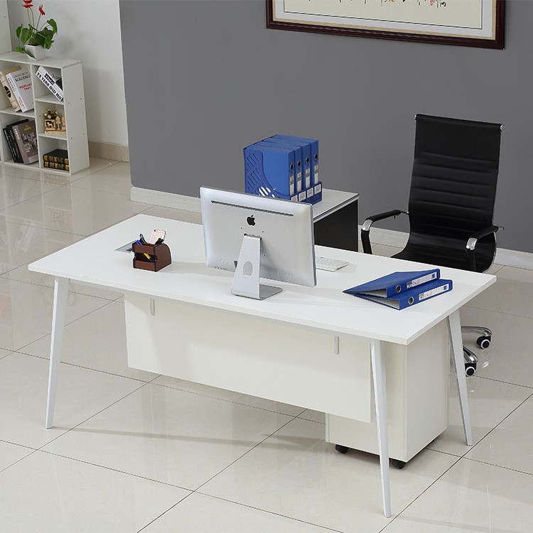 新款简约时尚办公桌 经理主管桌 单人位职员办公桌椅组合办公家具