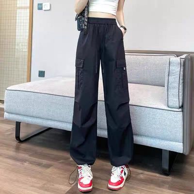 美式高腰束脚新款速干登山防晒