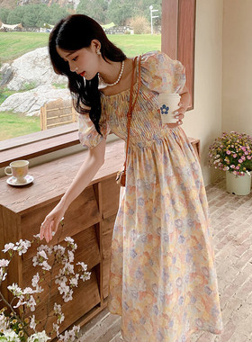 女装/女士精品连衣裙C0252025年夏季其他材质SML碎花