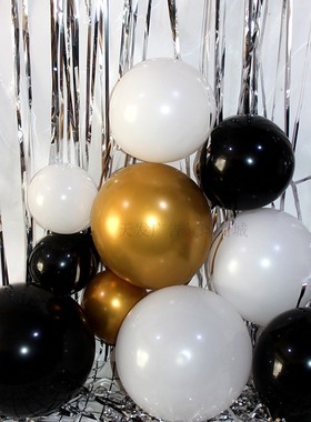 速发1流寸日球主2行色调黑金搭配生气装饰pty场景布置V客厅装扮球