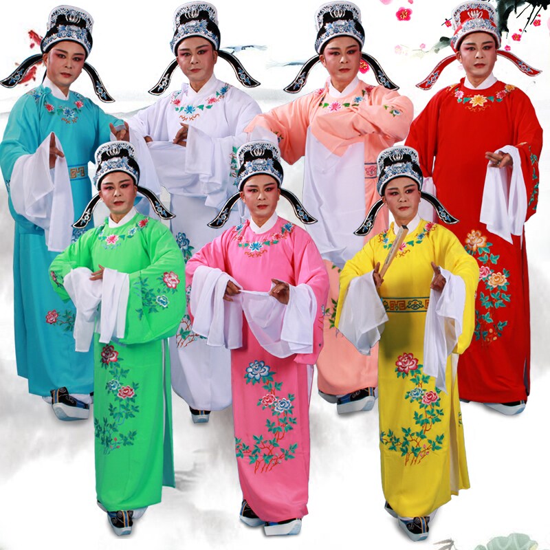 速发古剧越剧京戏豫剧戏剧服装装曲贾宝玉服装圆领小生衣服公子才