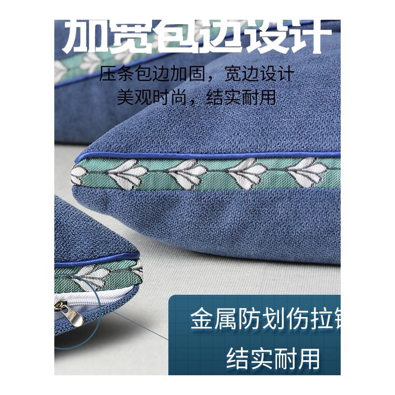 速发纯荞麦壳枕头单人荞舍硬枕芯带枕套麦宿护皮单个装