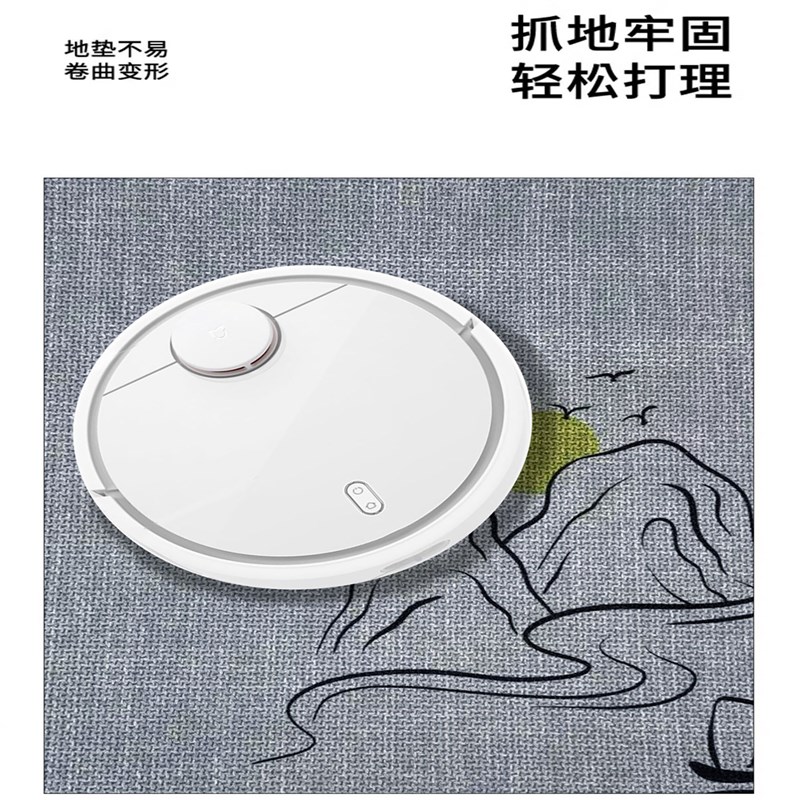 速发亚麻编织高级感厨房地垫吸水吸油防滑家用耐脏耐磨长条脚垫可