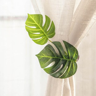 速发绿植窗帘扣环绑带叶意树创装饰品挂件扎束带子母帘门扣夹配件